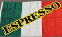 [Economy Lightweight Polyester Espresso Flag]