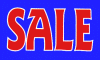 Sale Red/Blue Vinyl Banner