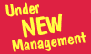 Under New Management Vinyl Banner