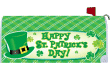 [Happy St. Pat's Hat Mailbox Cover]