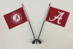 [University of Alabama Desk Flag Set]