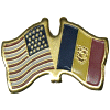[U.S. & Andorra Flag Pin]