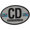 [Congo Democratic Oval Reflective Decal]