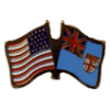 [U.S. & Fiji Flag Pin]