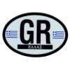 [Greece Oval Reflective Decal]