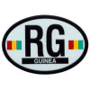 [Guinea Oval Reflective Decal]