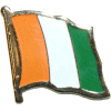 [Ivory Coast Flag Pin]