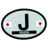 [Japan Oval Reflective Decal]