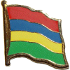 [Mauritius Flag Pin]