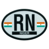 [Niger Oval Reflective Decal]
