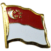 [Singapore Flag Pin]