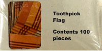 [South Vietnam Toothpick Flags]