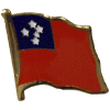 [Western Samoa Flag Pin]