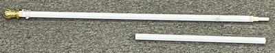 [White Aluminum Rotating Pole]