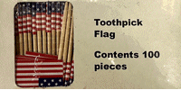 [Ft. McHenry Toothpick Flags]