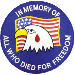 In Memory of All Who Died For Freedom Patch