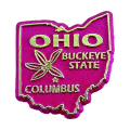 Ohio State Shape Magnet