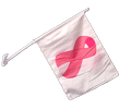 Pink Ribbon Car Flag