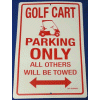 [Golf Cart Parking Sign]