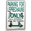 [Leprechaun 12x18 Parking Sign]