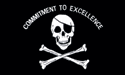 [Commitment To Excellence Pirate Flag]