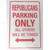 [Republican Parking Sign]