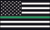 Thin Green Line U.S. Flag