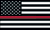 Thin Red Line Flag U.S.
