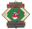 [1995 American League Central Champs Indians Pin]