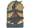 [1997 World Series Champs Trophy Marlins Pin]