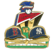 [1999 American League Championship Series Red Sox vs. Yankees Pin]