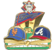 [1993 National League Championship Series Mets vs. Braves Pin]