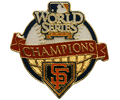 [2010 World Series Champs Globe Giants Pin]