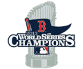 [2013 World Series Champs Trophy Red Sox Pin]