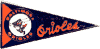 Orioles Pennant pin