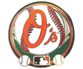 Baltimore Orioles Three Balls pin