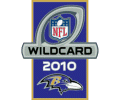 2010 Baltimore Ravens Wild Card pin