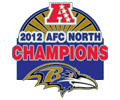 Ravens 2012 AFC North Champs Pin