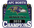 Ravens 2018 AFC North Champs Pin