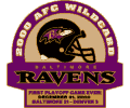 Ravens 2000 Wild Card Pin