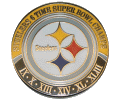 Super Bowl 43 Six Time Champion Steelers Pin