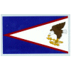 [American Samoa Flag Reflective Decal]