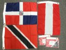 12x18 assorted poly flags with grommets 