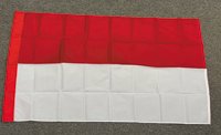 3x5' Indonesia flag with sleeve