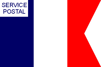 postal flag of France